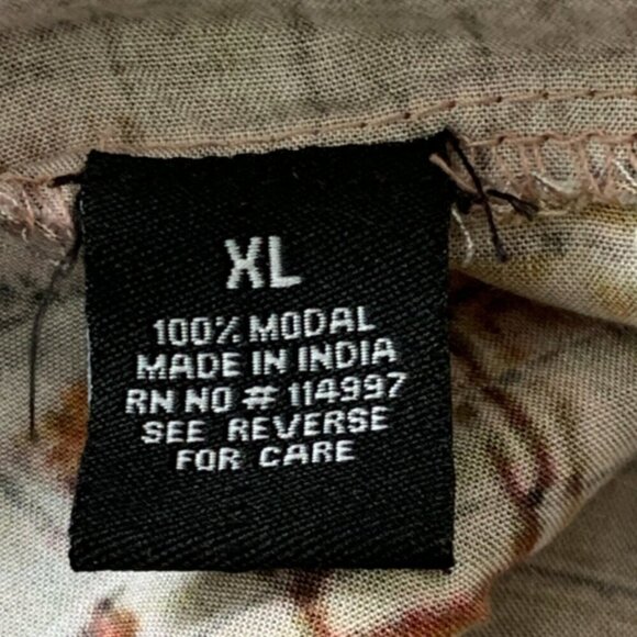 Tolani Collection Ebony Long Sleeve Top 100% Modal Sz XL #84F - Picture 5 of 6